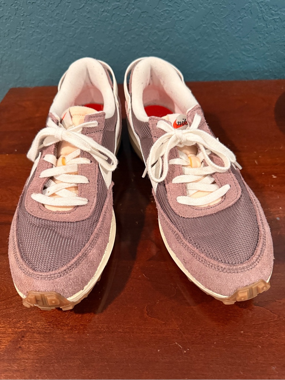 Nike Women’s Mauve Pink Suede & Mesh Sneakers